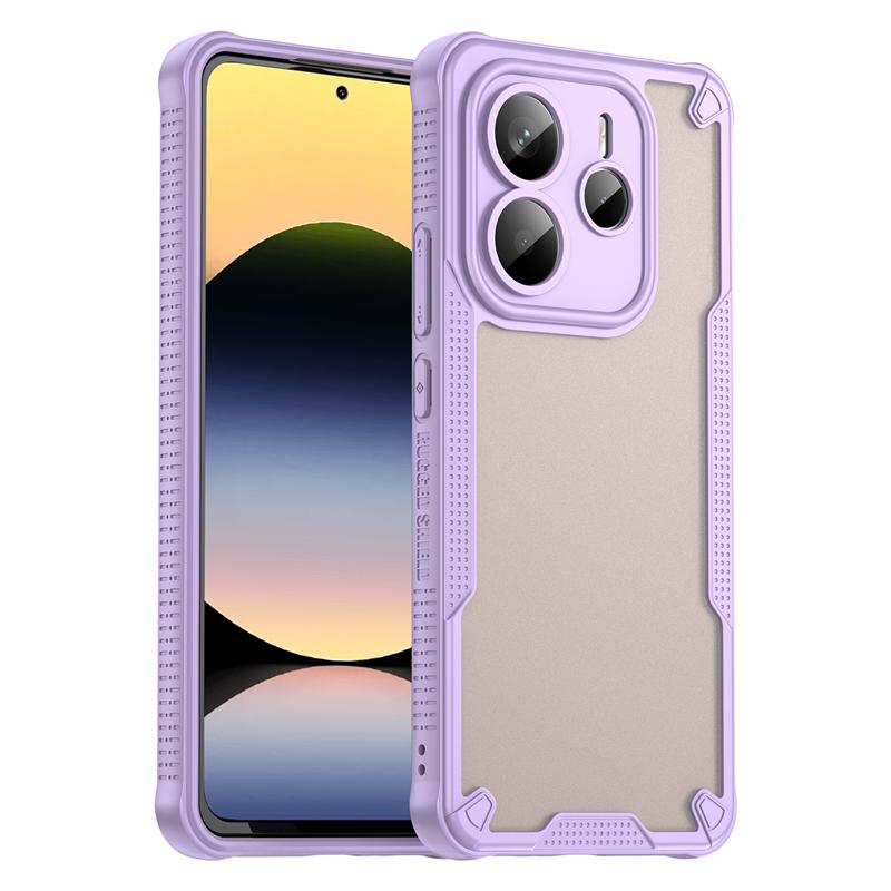 Translucent Phone Case For Xiaomi Redmi Note 14 5G Matte Armor Back Cover For Redmi Note 14 Case Cover For Redmi Note 14 5G Case