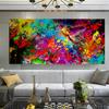 Abstract Colorful Pattern Bird of Peace Canvas Painting Wall Art Bird Posters and Prints for Living Room Decoration Unframed