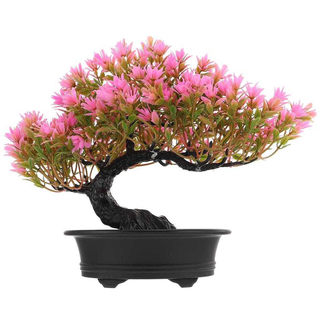 Artificial Bonsai Pine Tree Simulation Plant Realistic Home Decor Desktop Adornment For Indoor Outdoor Emulated Bonsai Pine Tree