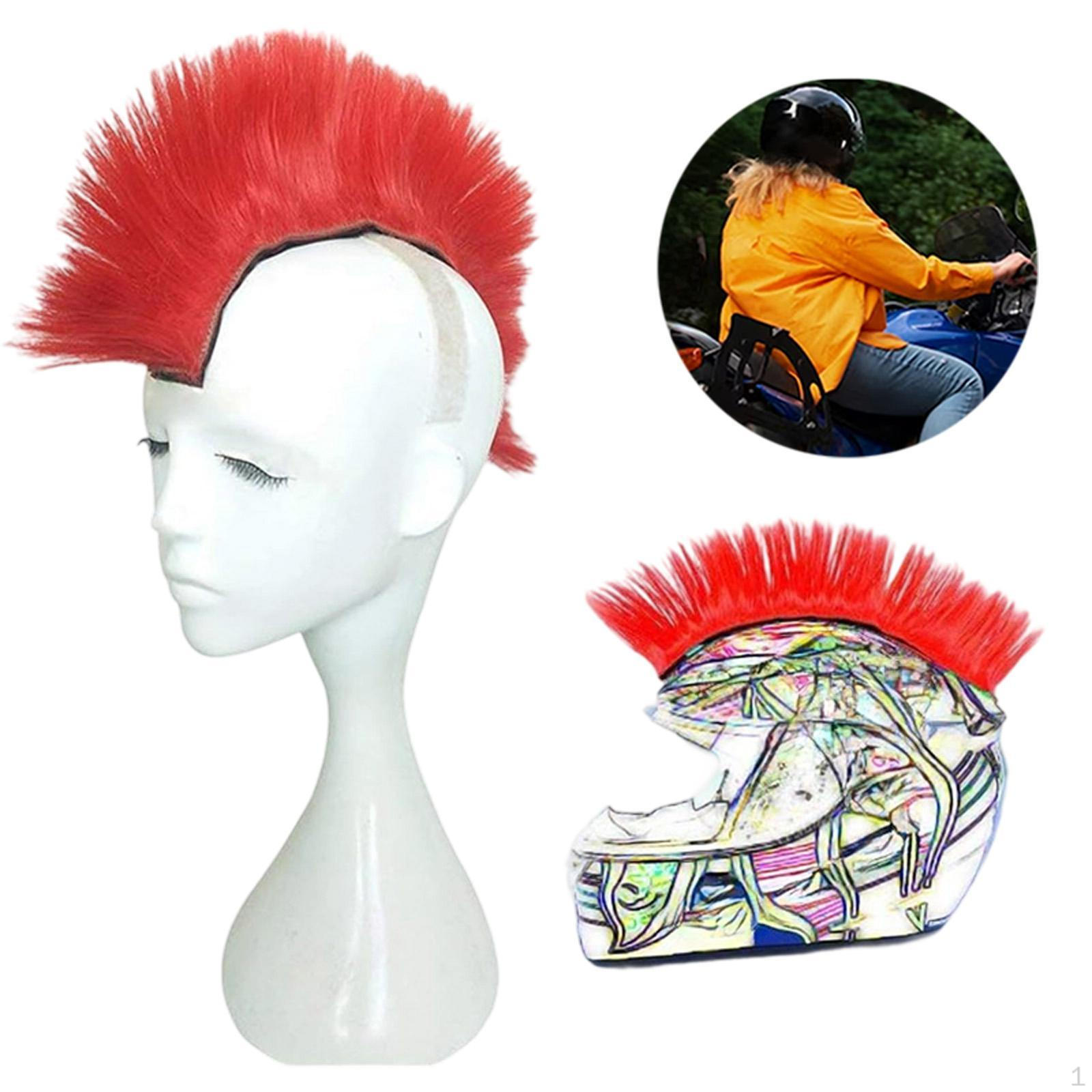 

Decorative Helmet for Cosplay, Easy to Install, Unique Celebration, Halloween Theme Party червоний