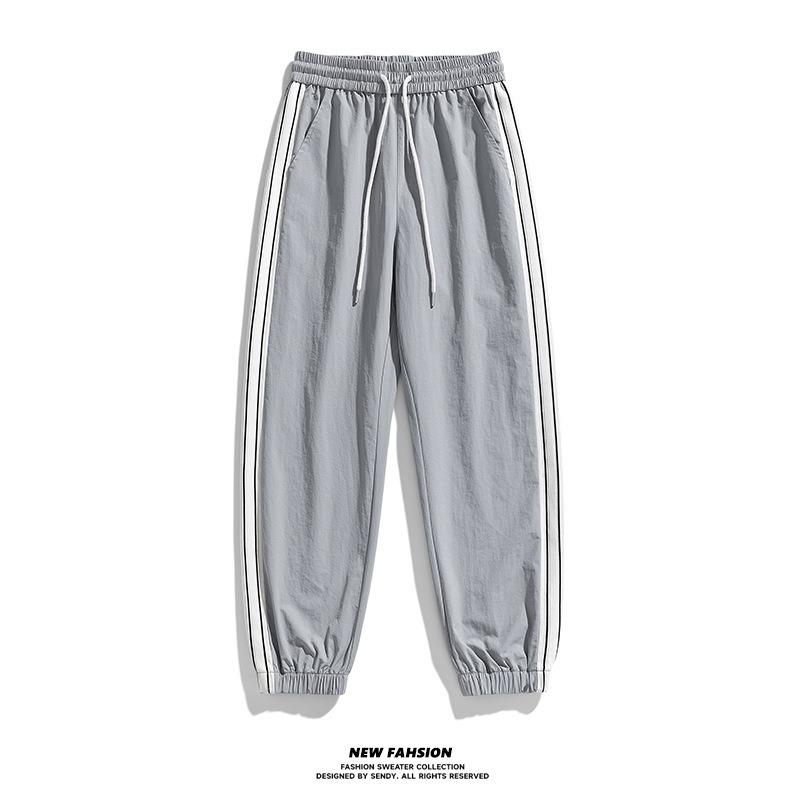 Men's spring and autumn new casual trousers men's high street loose sweatpants trendy versatile sports pants