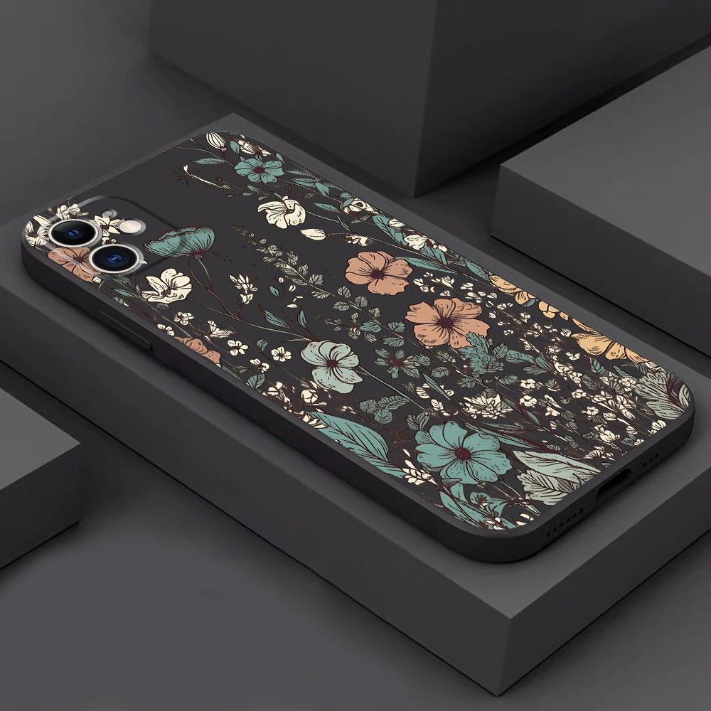 

Чехол-органайзер Цветок бабочки для Google Pixel 7 Pro 7a 8 Pro 6a 6 Pro Черный Мягкий чехол Pixel 6a