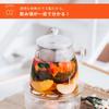 HARIO Leaf Tea Pot Pure 700ml Heat-Resistant Glass with Large Infuser Gift Present CHEN-70T