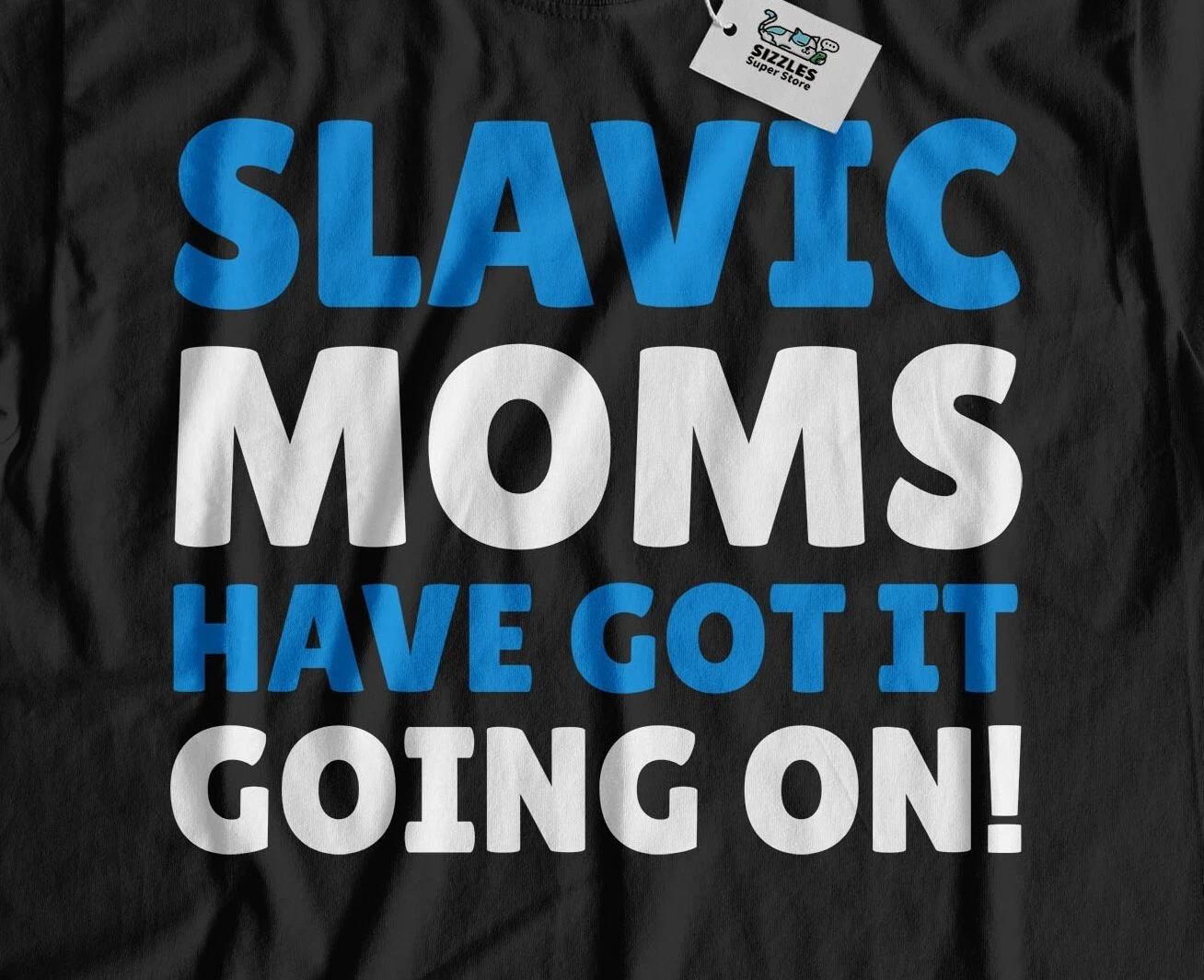 

Funny Slavic Mom T-Shirt Eastern European Mothers Day Gifts S