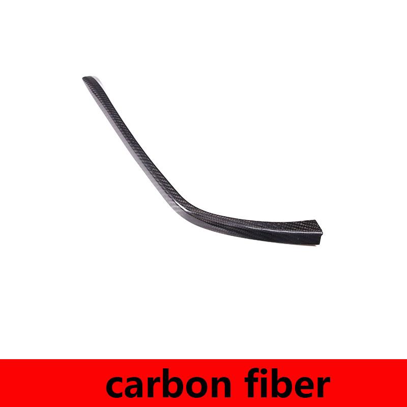For BMW 3 4 Series F30 F31 F32 F33 F34 F35 F36 F80 2013-19 Real Carbon Fiber Car Gear Shift L Shape Strips Trim Car Accessories