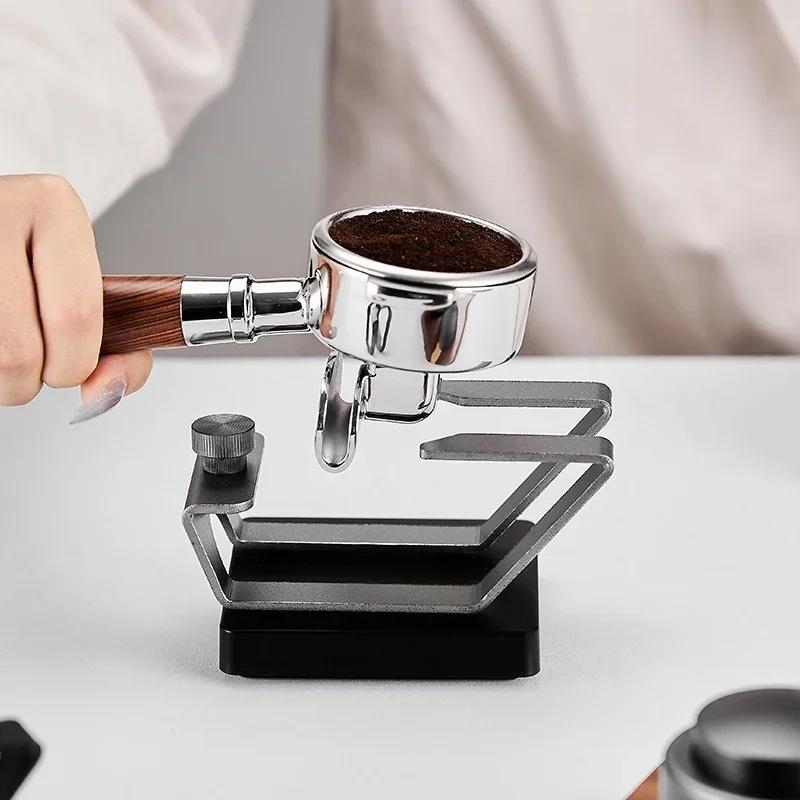 Coffee Portafilter Holder Adjustable Coffee Electronic Scale Weigh Holder Fits 51/53/58mm Espresso Portafilter Weighing Bracket
