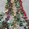 69-Head Dense Rose Vine for Wedding Decoration & Home Decor