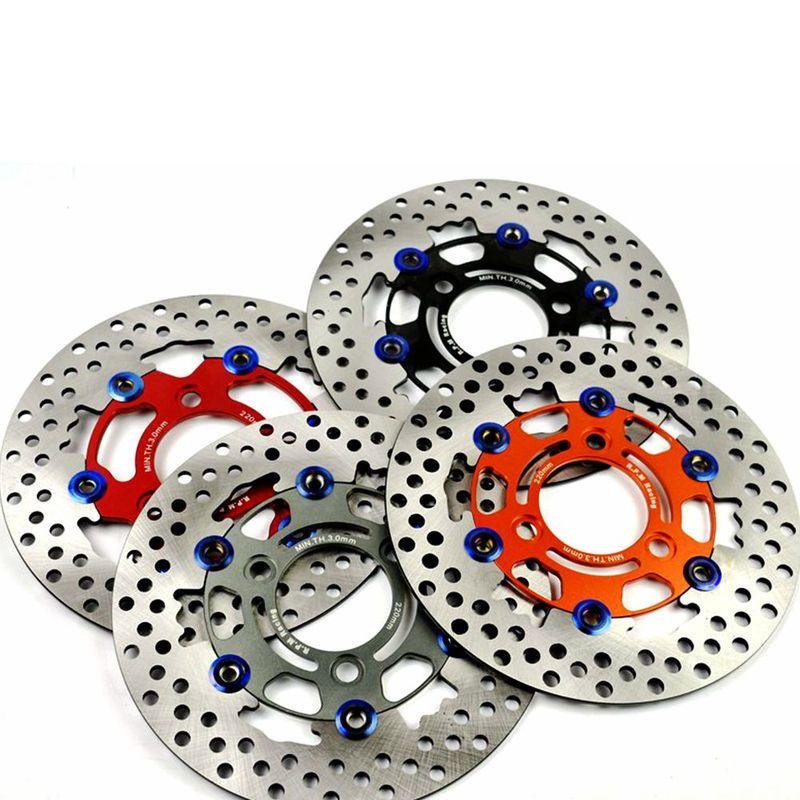 Universal 3 Hole RPM Aluminum Alloy Floating Disc Motorcycle Brake Pad 220mm Disc Brake with 70mm Hole Distance