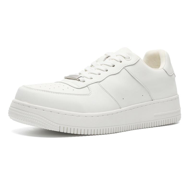 

Air Force One Повседневные маленькие белые туфли мужские легкие на мягкой подошве 2024 Весенние низкие туфли модные спортивные универсальные 1043-J 44 белый