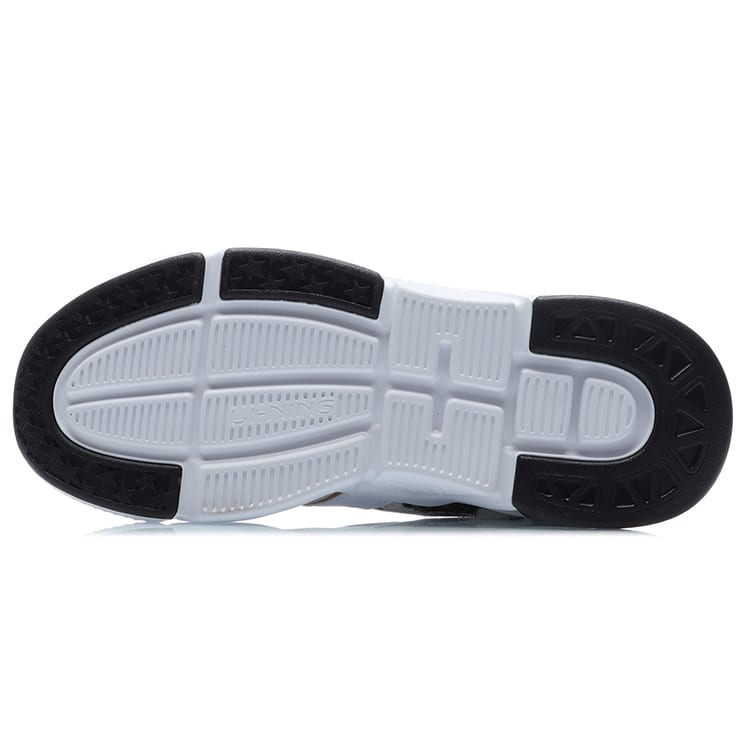 Li Ning 001 Cushioning Slip Resistant Abrasion Resistant Low top Running Shoes Women's White Black AGCR032-4