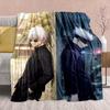 Jujutsu Kaisen Anime Flanelldecke - Weich Warm Perfekt für Sofa, Bettwäsche Camping Reise Büro Heimdekoration