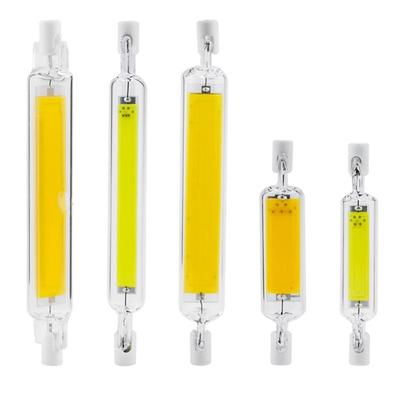 LED R7s COB Glass Tube 78mm 189mm 118mm J78 J118 High Power COB Light Bulb AC110V 120V 130V 220V  240V Home Replace Halogen Lamp