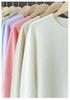 Women's Pure Cashmere Round Neck Sweater - New Fashion, Solid Color, Versatile Warm Knit Pullover