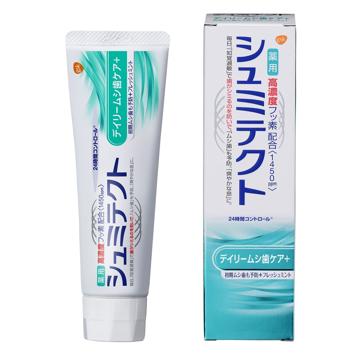 

Shumitect Daily Cavity Care + [Quasi-drug] Toothpaste for Sensitive Teeth Care High Concentration Fluoride 1450ppm 1 bottle Single bottle 1 piece (x