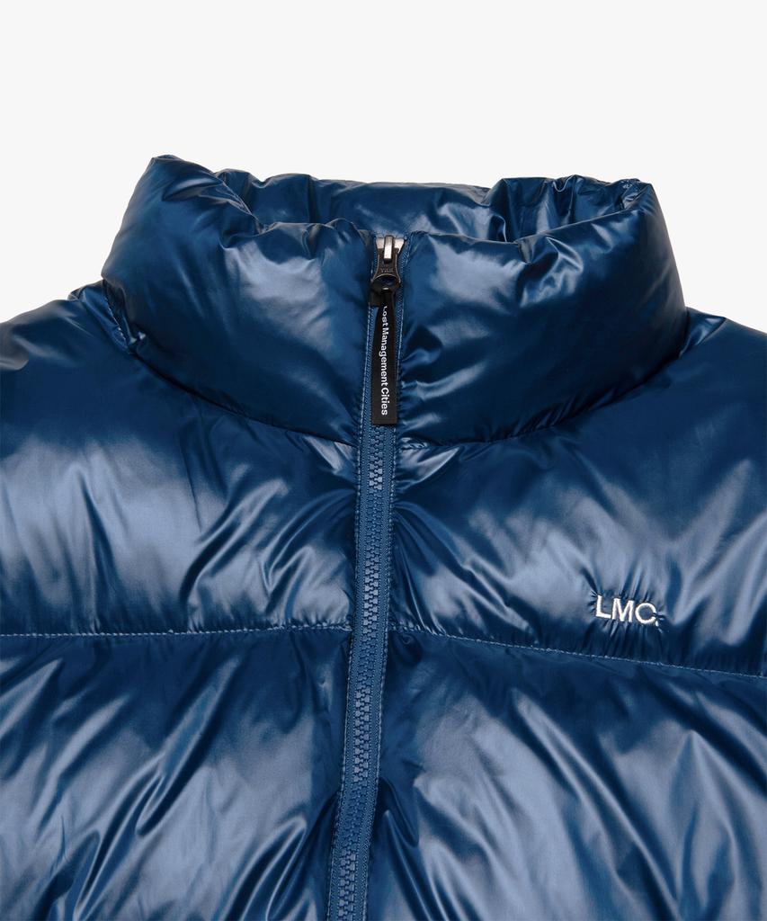 Lmc Og Glossy Puffer Duck Down Parka Blue