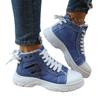 New canvas high-top shoes spring and summer breathable platform casual shoes Martin boots sports shoes with cotton