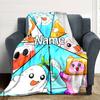Customiz Name Personality LankyBox - Foxy  Blanket Soft &Warm Sofa Office Bed Travel Lunch Break Blanket, Gift Suitable All Seasons