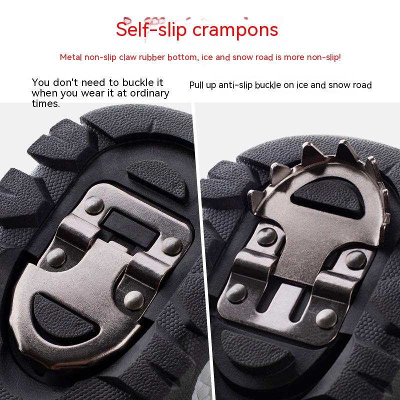 Thickened Childrens Boots Crampon Non Slip Warm Medium Snow Boots Winter Casual Waterproof Cotton Shoes Boys Girls