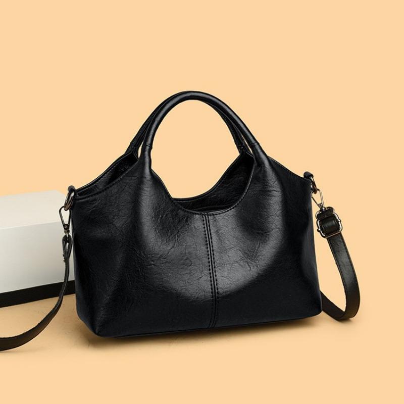 Handbag - Fashionable Single-shoulder Crossbody Bag with Large Capacity for Commuting, Carrying A Vegetable Basket, Soft Design Casually