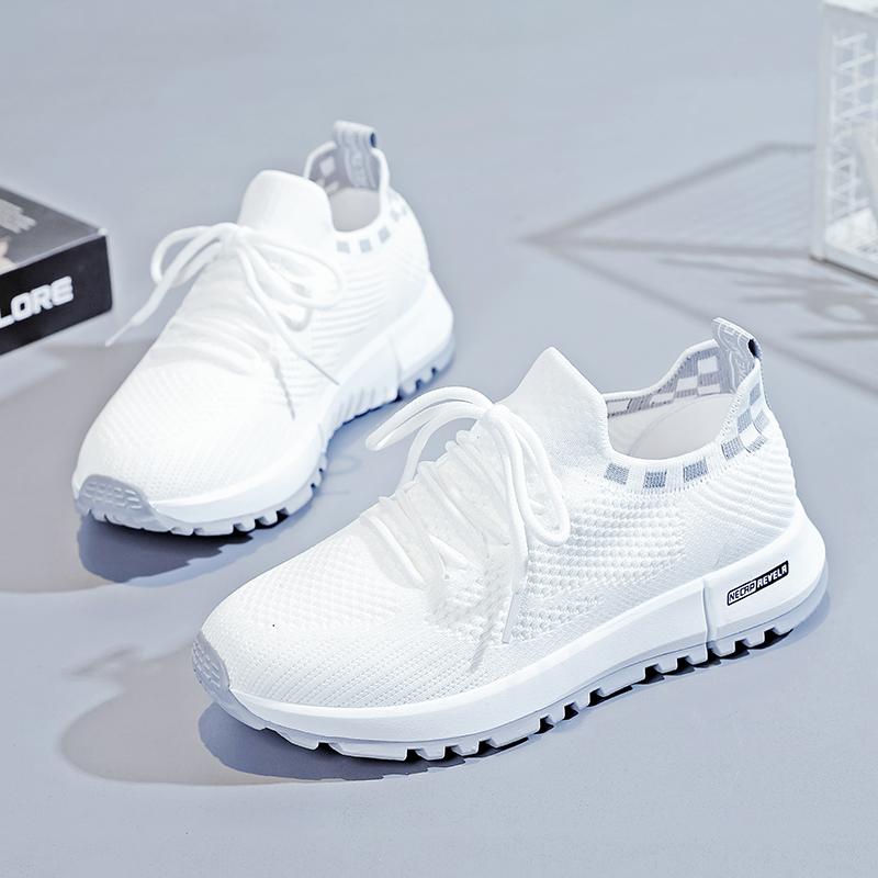 

мода мода популярные спортивные летающие тканые женские туфли персонализированные сетчатые роскошные повседневные туфли женские спортивные туфли бесплатная доставка 40 серый