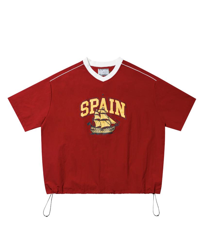 EXPRESSHOLIDAY Authentic Nylon Half T-Shirt_Spain