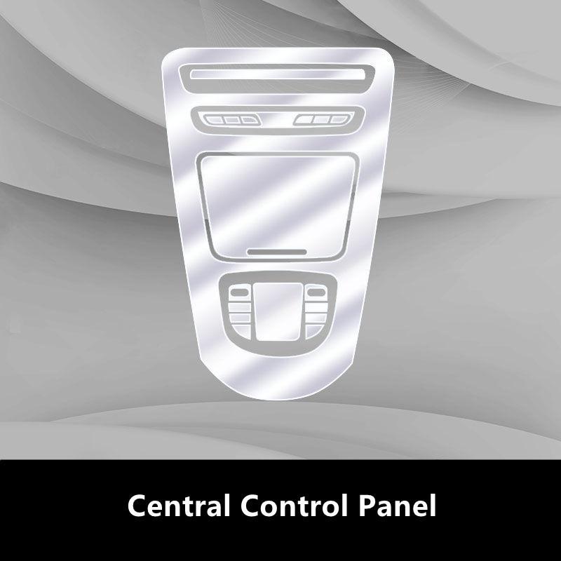 For Mercedes-Benz EQC 20-21 N293 Car Interior Center Console Transparent TPU Protective Film Anti-scratch Repair Film