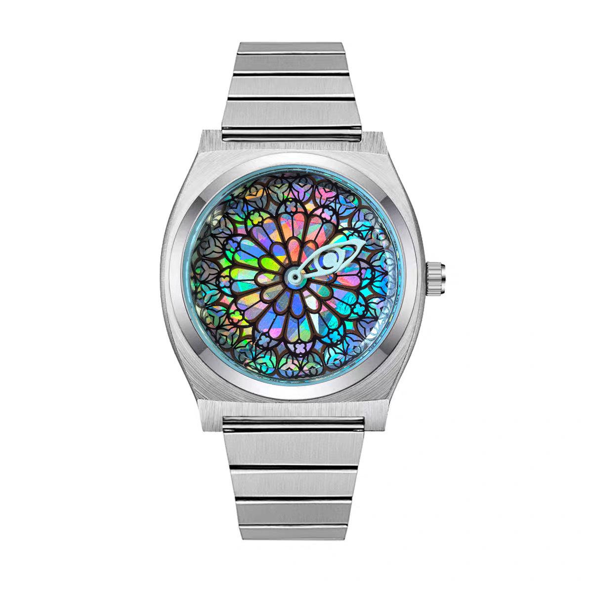 Tk Personalized Quartz Watch Niche Gender Neutral Watch Watch Steel Belt Waterproof Eye Of God