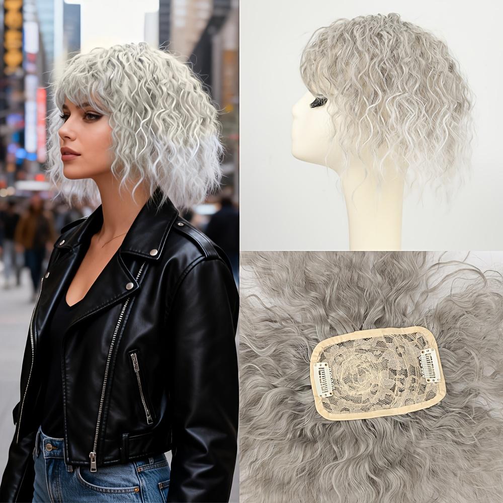 The Water Wave Top Hair And Bangs Add Volume for Women, Making Thinning Hair Less Visible with -Looking Clips That Seamlessly Blend for Everyday Use