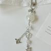 Sweet Love Crown Trojan Horse Mobile Phone Chain Lanyard Keychain Pendant Girly  Bag Hanging Ornament Backpack Charm Gift