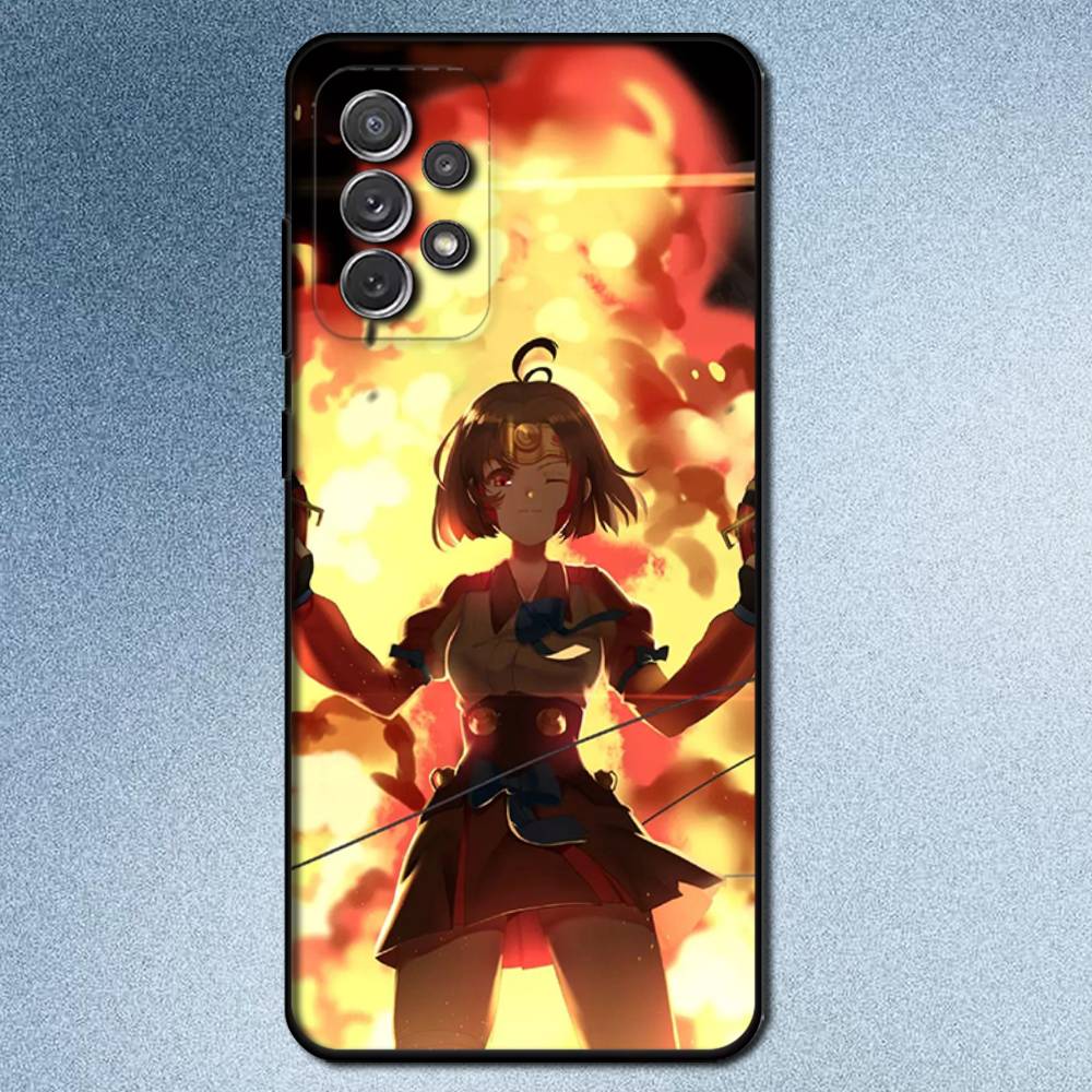 K-Kabaneri Iron Fortress Phone Case For Samsung S25,S24,S21,S22,S23,S30,Ultra,S20,Plus,Fe,Lite,Note,10,9,5G Black Cover Samsung S25