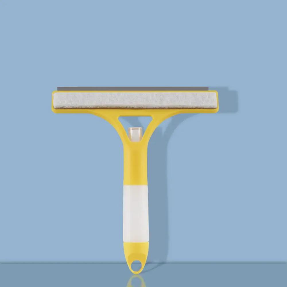 

Three-in-one spray wiper, window wiper with spray function, three-in-one window wiper cleaner, window wiper cleaning tool with s жёлтый