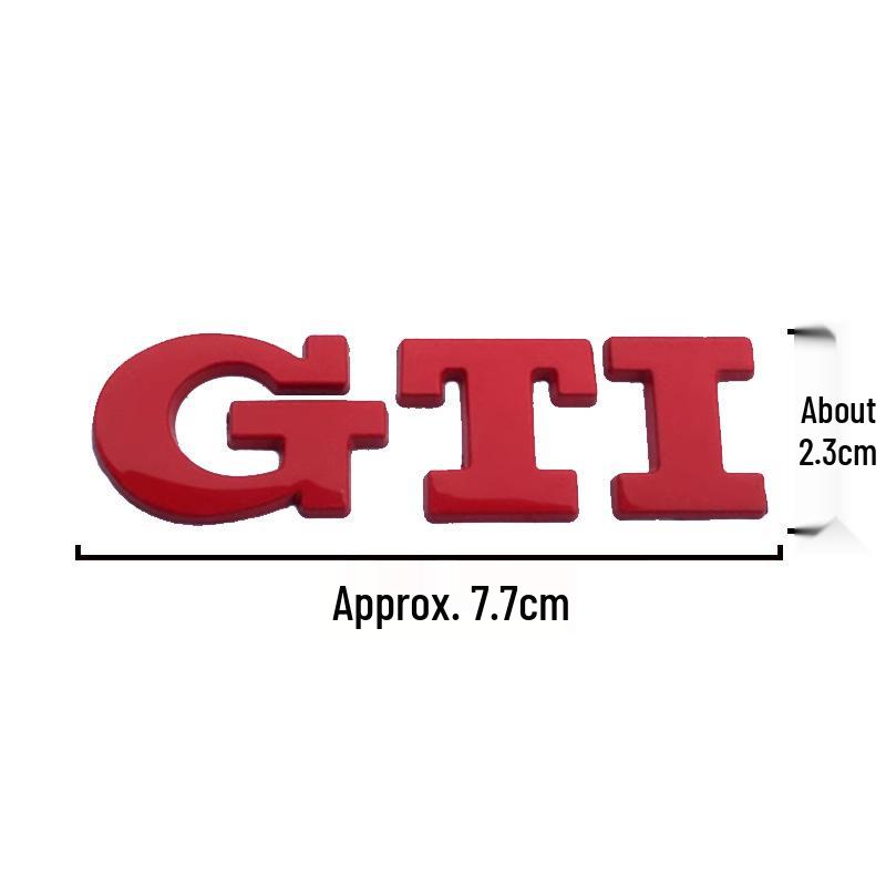 Volkswagen POLO Golf GTI 6 & 7 Emblem Rabbit Tail Sticker