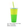720ML Water Bottle Decorative Layout Props Plastic Adding Vitality Color Changing Beverage Cup for Kitchen