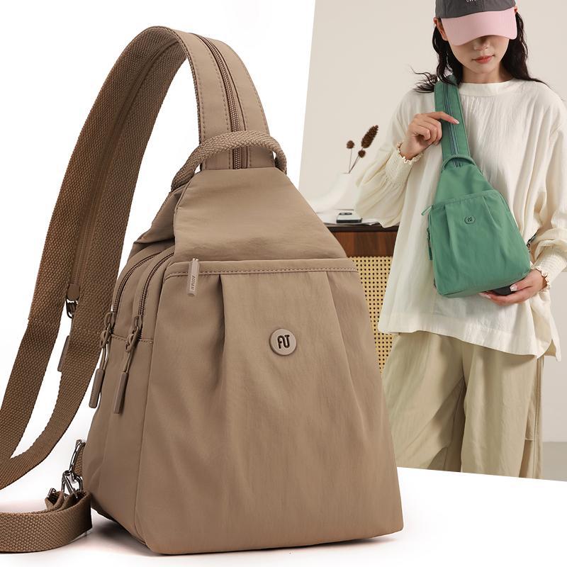 Schoolbag1011 New Multifunctional Backpack Women's Breast Bag Lightweight Crossbody Bag Leisure Sports Mountaineering Multi-purpose Small Backpack