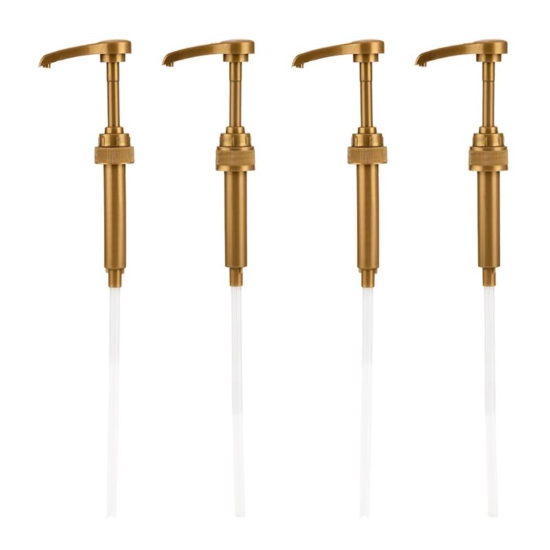 

4pcs Coffee Syrup Pump Dispenser Syrup Pumps for Coffee Syrup Bottle Coffee Syrup Pump Dispensers Kitchen Supplies 1