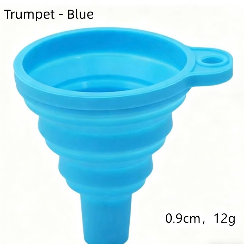 1/3/5/10 pcs S L Folding Silicone Funnel for Filling Bottles Kitchen Silicone Funnel Collapsible Kitchen Gadgets Oil Filler