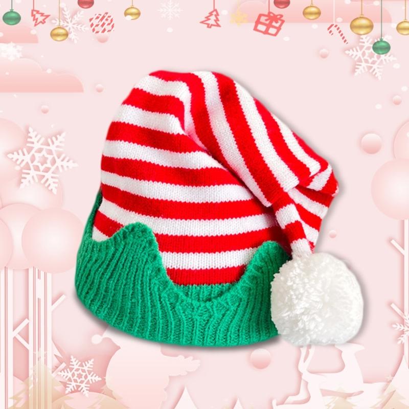 Christmas Beanies Elf Unisex Beanies Leprechaun Hat Christmas Photo Props Cheerful Hat Baggy Hat Leprechaun Wear