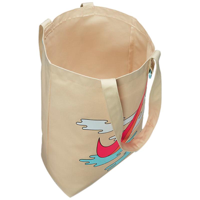 Nike Heritage Cotton Tote Bag Shopping Bag Shoulder Bags Unisex Beige Casual BA6027-125