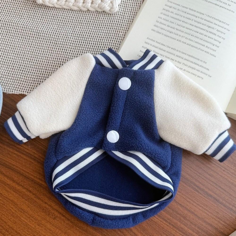 Fashion Autumn Winter Dog Warm Clothes Windproof Fleece Dog Jacket With R-ing Thickened Dog Sport Suit Cat