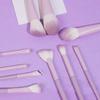 10 Pcs Purple Makeup Brush Set, Loose Powder Brush, Eye Shadow Brush, Full Set Of Beauty Tools Concealer Brush