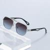 New Double Beam Hollow Leg Men's Fashion Sunglasses Classic Women's Trendy Sunscreen Eyeglasses UV Protection Eyewear