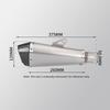 51MM Universal Motorcycle Exhaust Akra Muffler With DB Killer Escape Racing Line For Z900 SV650 R3 ZX6R ZX10R MT07 CBR500R F900R