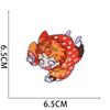19Pcs/Set Anime Demon Slayer Q-Version Character Embroidery Patch Clothing Decoration