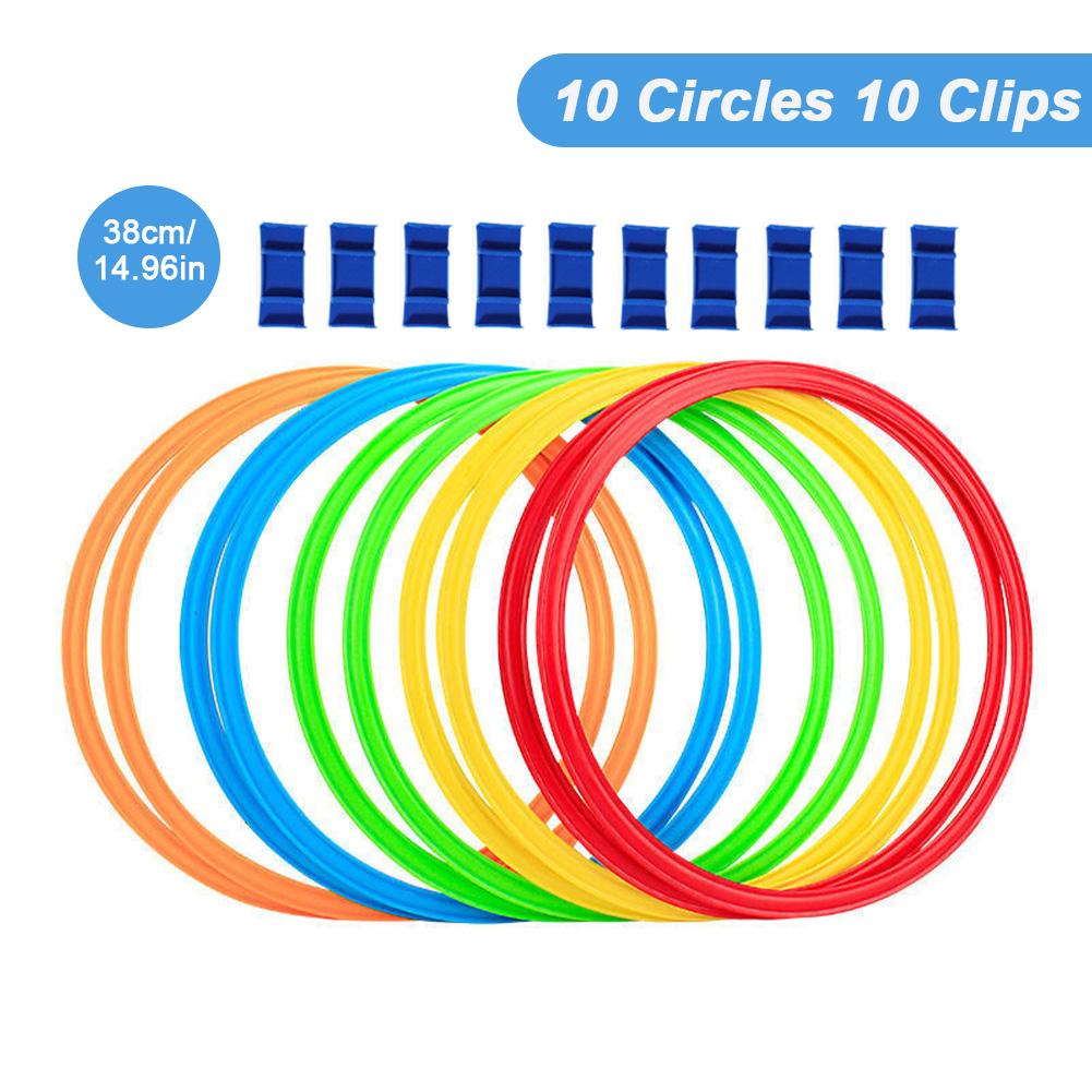 Plast Utendørs Sportsleker Gitter Hoppering Sett Spill Foreldre Barn Interaktiv Tidlig-utdanning Læremidler Fysisk Trening Leker