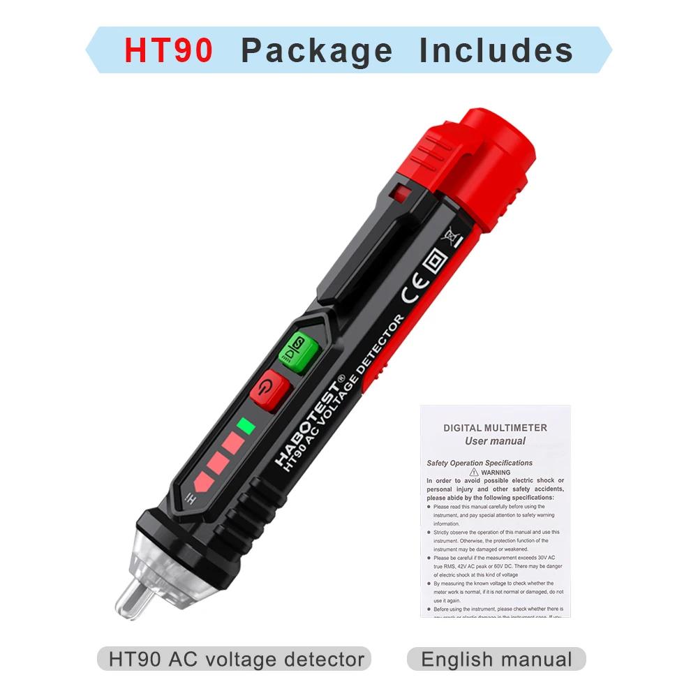 

Digital AC Voltage Detector Smart Non-Contact Voltage Tester 12-1000V Electric Sensor Test Pen Meter Smart Breakpoint Finder