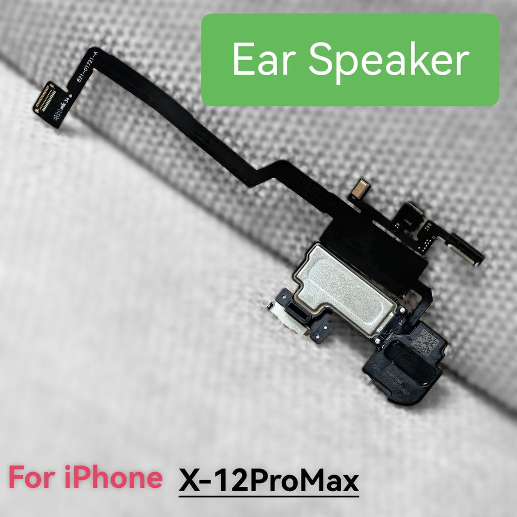 Ear Speaker Flex Cable Replacement For iPhone X XR XS 11 12 Mini Pro Max Ear Piece Upper Loudspeaker Light Sensor Microphone