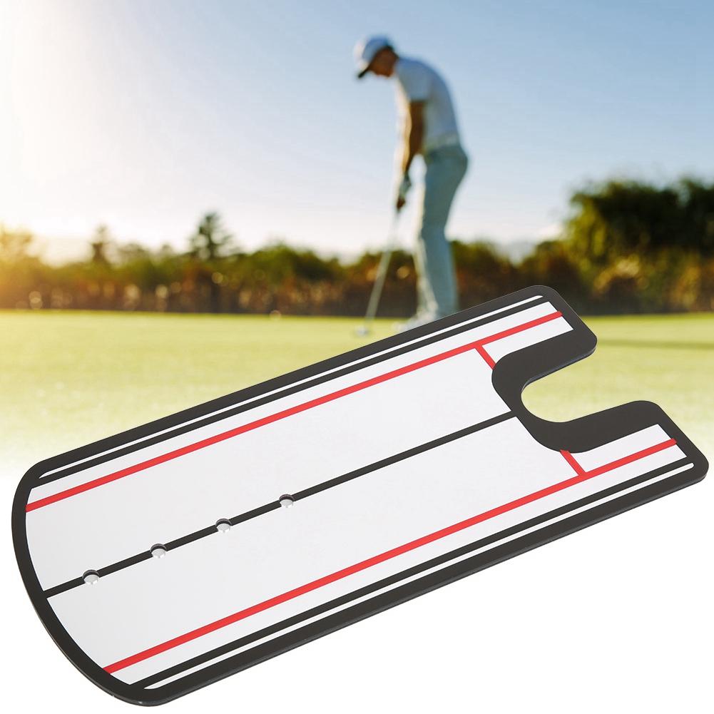 Golf Putting Training Putters Alignment Mirror Corrective Practicing Accessory Tool
