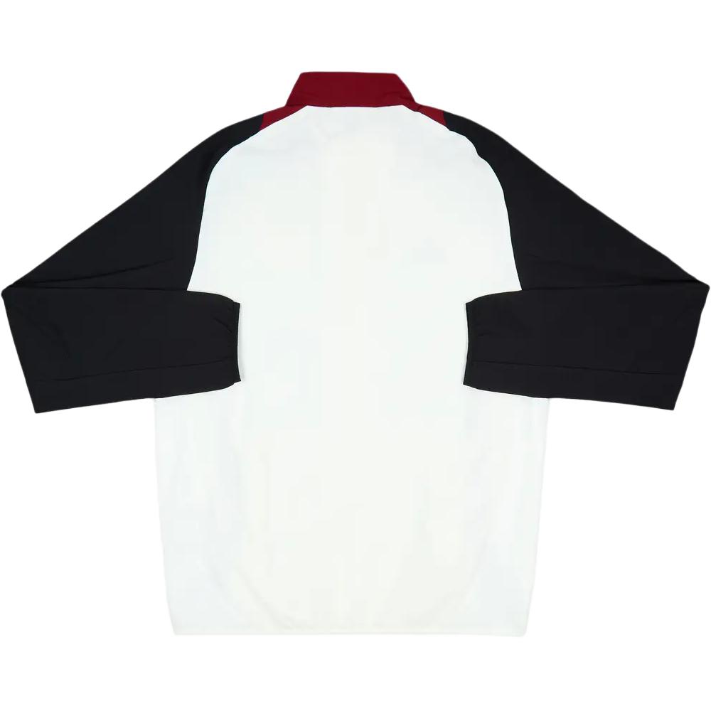 Adidas Manchester United 2024-25 Season Color Block Striped Logo Print Long Sleeve Jacket Unisex Jacket JE3740