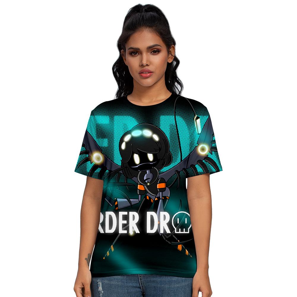 Murder Drones Anime Women Men's T-shirts Graphic Shirt Cartoon Printed O-Neck Oversized Short Sleeves Fashion Mens Clothing Streetwear