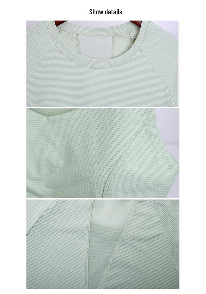 2025 Women's Quick-Dry Slimming Sports Top: Elastic Short Sleeve Yoga & Running Shirt